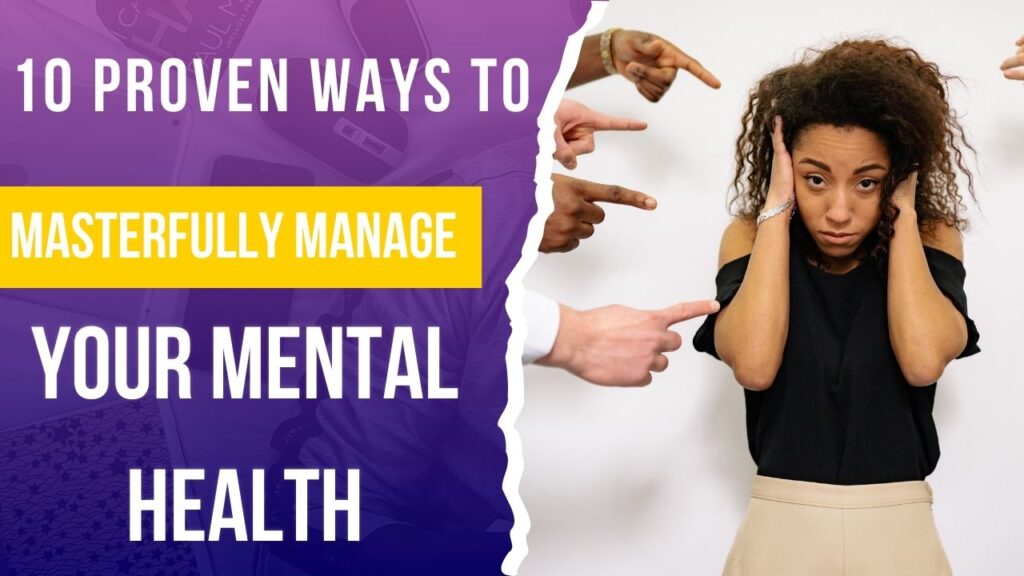 Manage Your Mental Health
